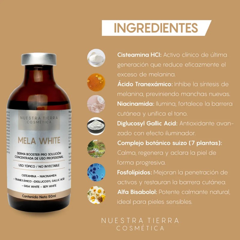 Vial Despigmentante Con Ácido Tranexámico Y Cisteamina 50ml Todo Tipo