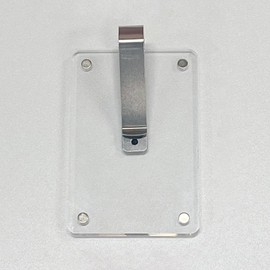 Tanbucht Car Photo Visor Clip–Magnetic Picture Frame with Clip for 3-Inch Family or Personal Photos,Transparent Visor Photo Holder for Car Sun Visor,4pcs Invisible Display Frame (Rectangular)