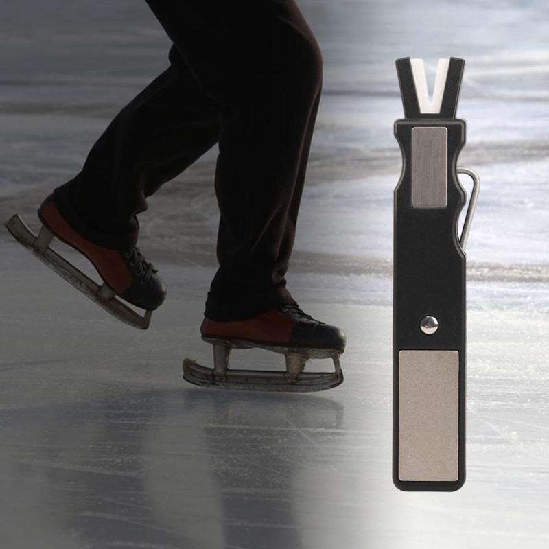 Harilla Ice Skate Sharpener, Tip Puller, Maintenance, Grinder, Stone Edge