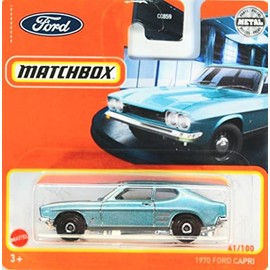 2022 Matchbox Ford Capri Blue 41/100 (Short Card) HFR64