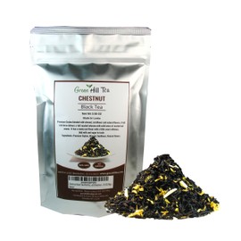 Greenhilltea, Chestnut Black Tea Premium Ceylon Black Tea Flavored With Roasted Chestnut – 3.5 OZ Bag.…