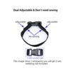 BAIWOAK Quick Release Buckles 15mm/20mm/25mm/32mm/38mm/50mm, Double Adjustable Plastic Buckle Clips