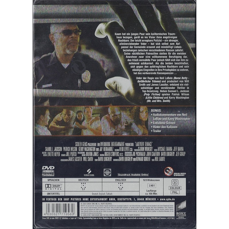 Lakeview Terrace - Steelbook Edition
