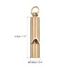 PATIKIL Emergency Whistles with Key Chain Brass Outdoor Survival Whistle