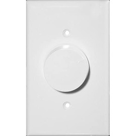 Morris 82711 Rotary Dimmer, Single Pole, Turn On/Off, White, 2-Pack