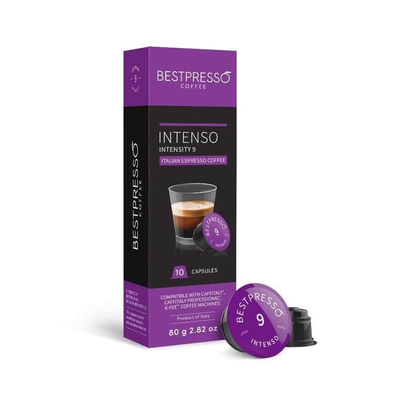 Bestpresso Coffee capsules compatible with Starbucks Verismo, Caffitaly, CBTL, K-fee