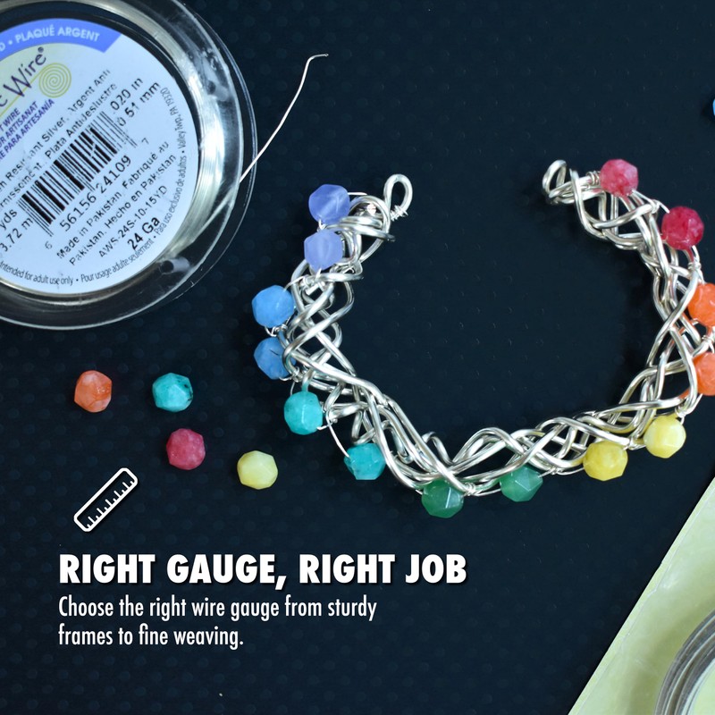 Artistic Wire, 18 Gauge / 1.0 mm Tarnish Resistant Craft