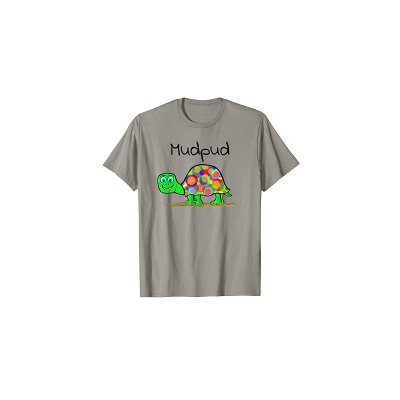 Turtle to Tortoise Mudslide into a Puddle cartoon character T-Shirt