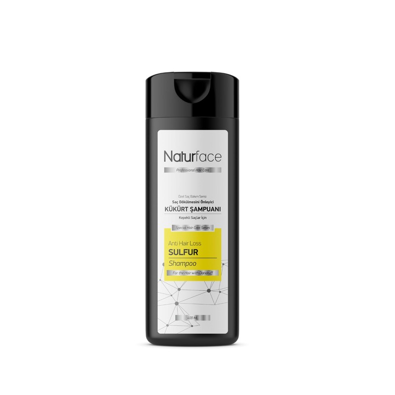 NATURFACE Schwefel Shampoo gegen Schuppen 400ml