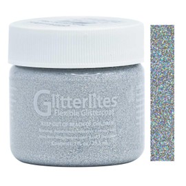 Angelus Holographic Glitter Paint for Shoes, Boots, Leather & More (1oz)