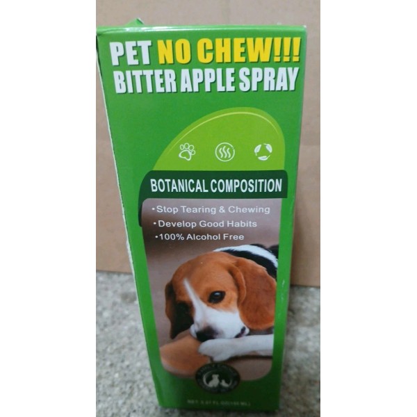 Unbranded PET NO CHEW!!! BITTER APPLE SPRAY 5.07 fl.oz.