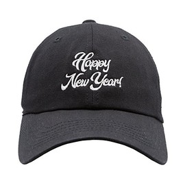 Nissi Happy New Year Dad Hat (Black)