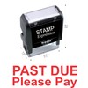 StampExpression -Past Due Please Pay Office Self Inking Rubber Stamp
