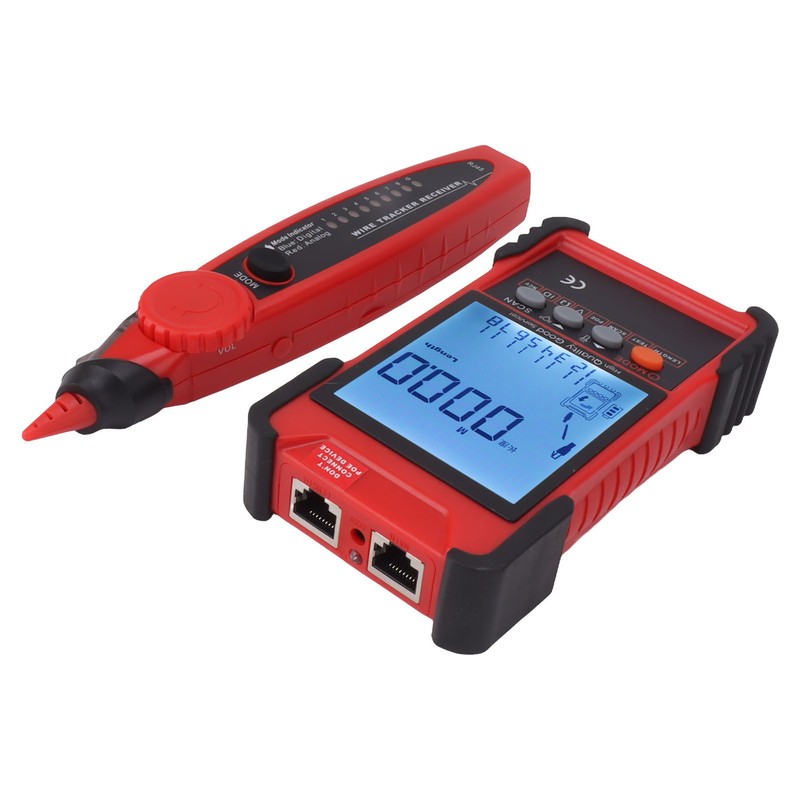 ET616 Network Cable Tester Multimeter Multifunctional Line Finder with LCD
