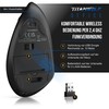 Titanwolf - Maus Vertikal Wireless - ergonomische Funk Vertikalmaus 2,4