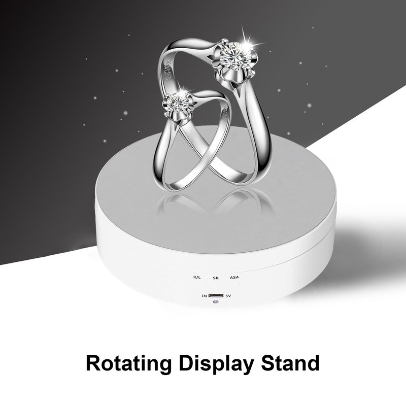 Motorized Rotating Display Stand 138mm Electric Rotating Turntable 3 Speed