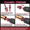 Hakkin 7Pcs Swaging Tool Drill Bit Set, Pipe Expander Tool