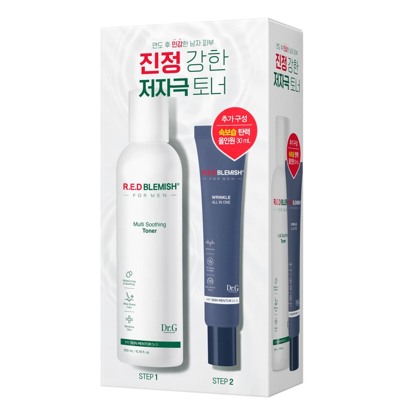 Dr.G Red Blemish For Men Multi Soothing Toner 200ml Set