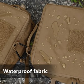 PETAC GEAR 4 PCS Tactical Modular Packing Cubes with Waterproof Material, Large Capacity Storage Bag, Easy Clean Outdoor Travel Organize Storage Pouches Bags (CB)