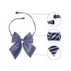 Allegra K School Ribbon, Ribbon Tie, Uniform, Bowtie, Bowtie, Adjustable,