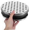 Ciieeo 3-Piece Cheese Grater Set with Container Dual-Sided Stainless Steel