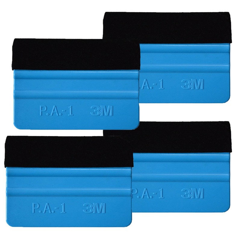 Durable Felt Edge Wrap Wrapping Cleaning Scraper 4" Squeegee Tool