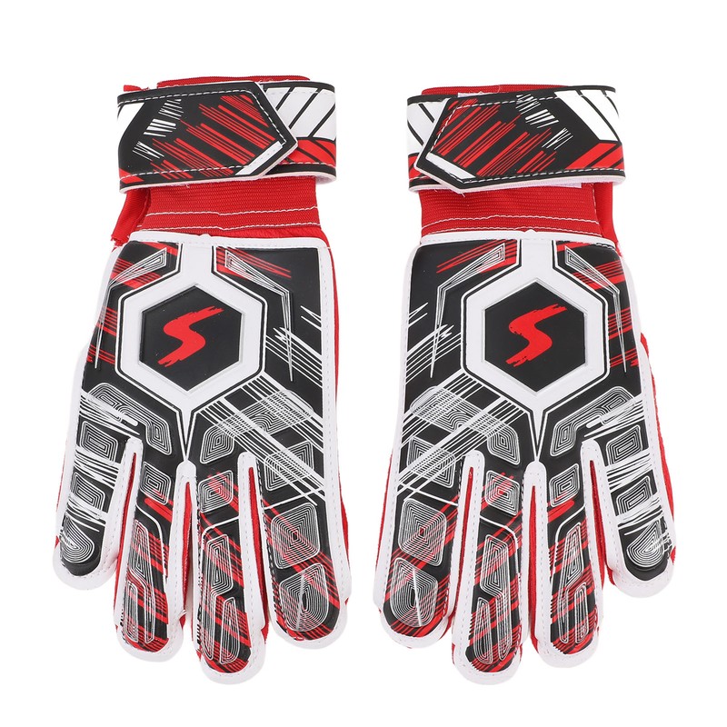 1 Pair Kids Soccer Gloves Latex Collision Resistance Football Goalkeeper