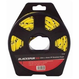 Garden Mile 20M PP Strong Braided Rope on Reel Polypropylene for use in Home & Garden Outdoor Indoor Heavy Duty Rope on Plastic Reel