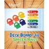 Myard Red 20 Packs 1/8 Inch Deck Spacer with Bright
