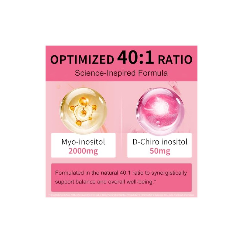 Suplemento Inositol Mioinositol Chiroinositol Proporción Equilibrio Hormonal Función Ovárica Apoyo