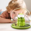 Round Transparent Snail Terrarium Kit, Portable Plastic Habitat with Air