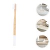 FOMIYES 10pcs Manual Toothbrushes: Bamboo Toothbrushes with Soft Bristles &