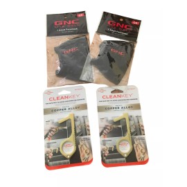 2 Clean Key  Hands Free Tool Use in Door ATM Elevator & Bonus Free GNC Masks NEW