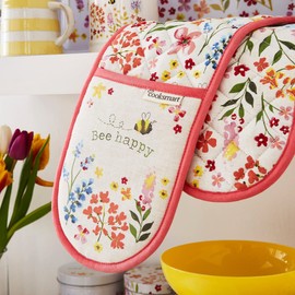 Cooksmart Double Oven Glove, Bee Happy