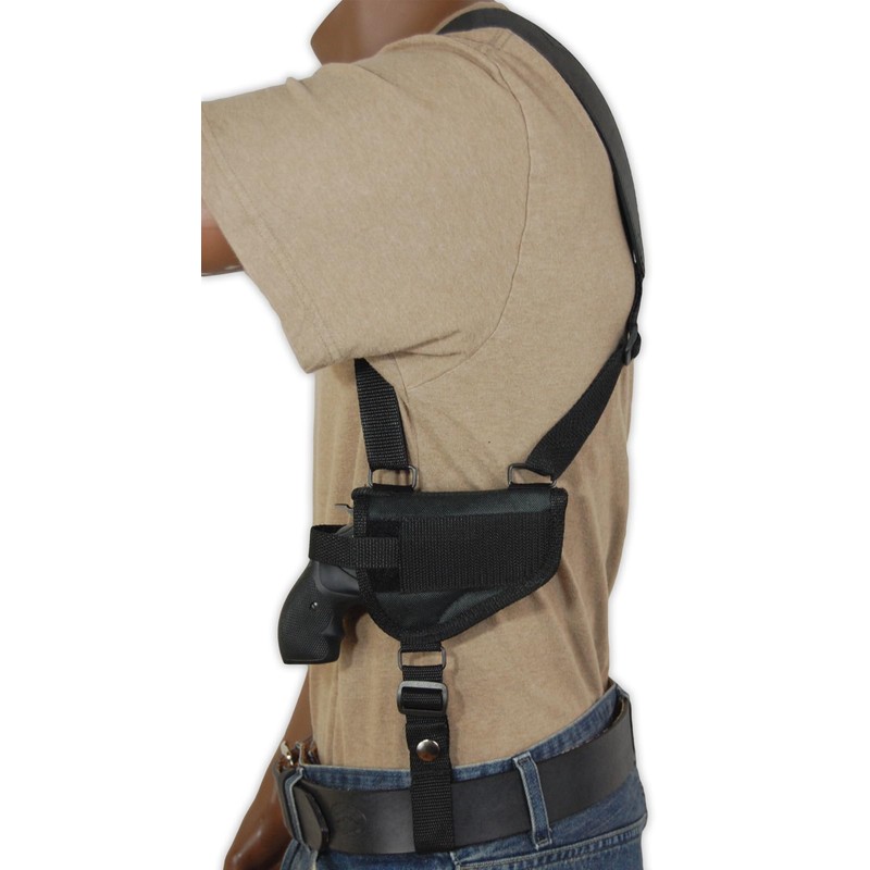 Barsony Cross Harness Shoulder Holster for 2" Snub Nose .22
