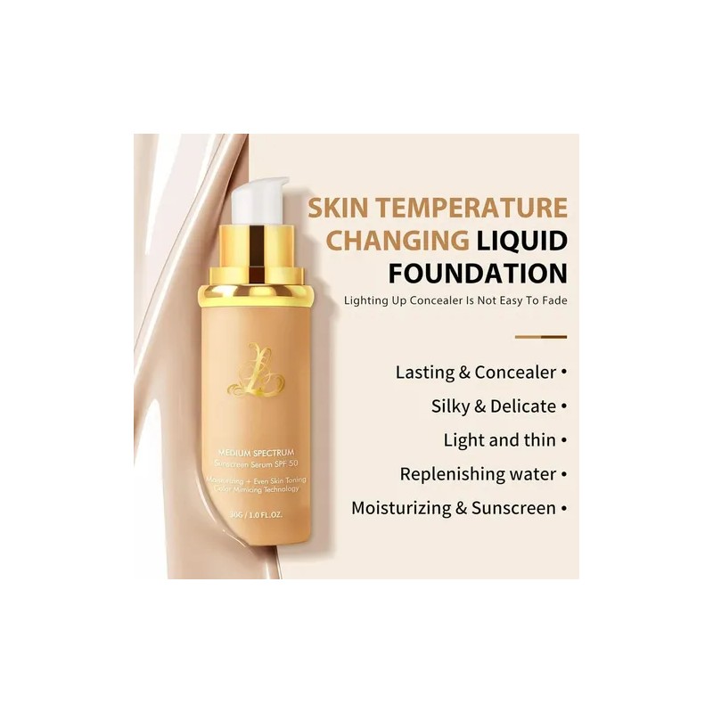 Bio Foundation 4 En 1, Base Hidratante Que Cambia De