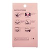 Elocoise False Eyelashes,3D Eye Lashes Reusable 4 Pairs Long Hand-made