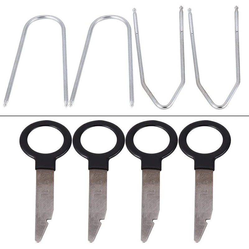 Qiilu Universal Removal Tool, 20 Pieces Universal Car Audio Stereo