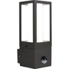 Luceco Azurar Exterior Decorative GU10 Lantern with PIR Motion Sensor,