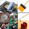 HRJZF 6 Pack Rubber Brayer Roller for Printmaking,Anti Skid Tape