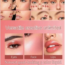 Generic Little Heart Shaped Blush, 7ml Pink Powder Blush kawaii, 1 Ounce (Pack of 1)