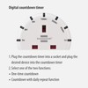 Brennenstuhl Brennenstuhl Digital Countdown Timer/Timer Plug Socket with integrated LED