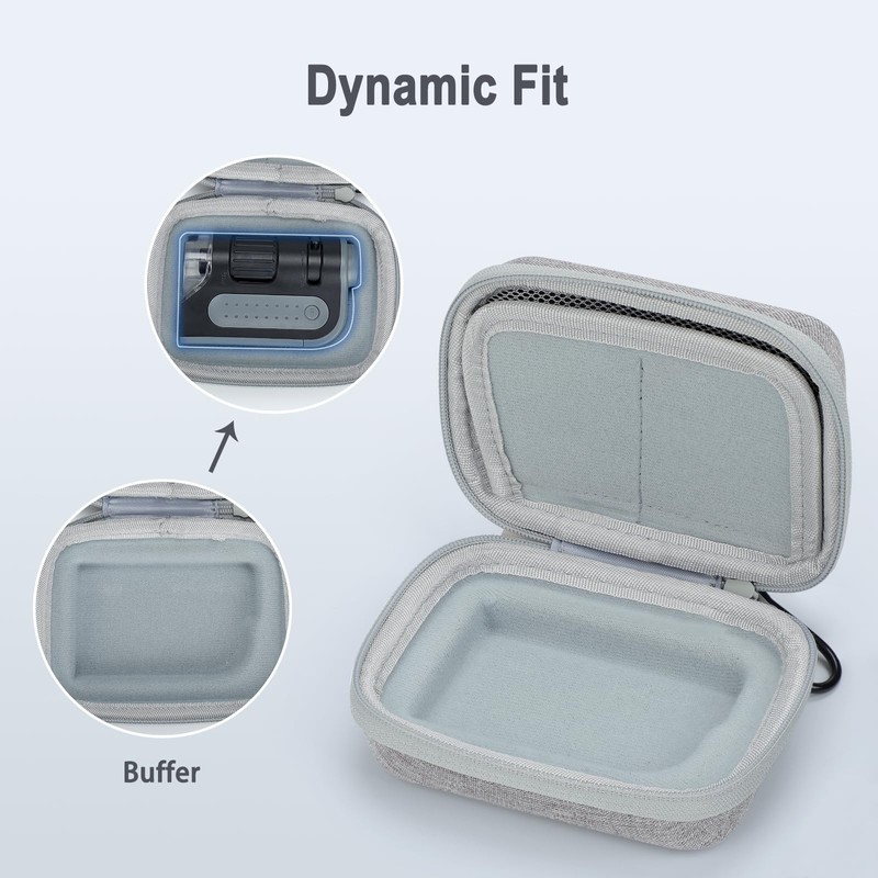 Bysameyee Hard Travel Case for Carson MicroBrite Plus 60x-120x LED