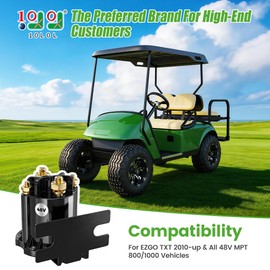 10L0L Golf Cart 48V Solenoid 612711 for EZGO TXT 2010-Up and MPT 800/1000