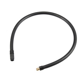 X AUTOHAUX 50cm Threaded Tire Inflator Extension Hose Chuck Adapter Air Pump Tube Tire Valve Connection Pipe for Car Truck Bike MTB Copper Rubber
