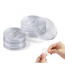Non Slip Furniture Pads, 12 PCS Clear No Skid Furniture Grippers, Self Adhesive Anti Slip Furniture Pads, Anti Slide Hardwood Floors Protectors for Keep Couch Stoppers (2 Inch Round)