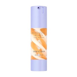 Meaningful Beauty Crème de Serum, Hidratante de noche con extracto de melón, péptidos y ácido hialurónico
