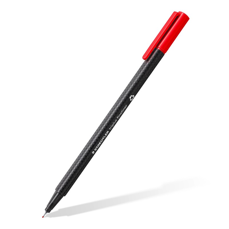STAEDTLER Triplus Fineliner 334 Triangular Fineliner, Approx. 0.3 mm, Cardboard