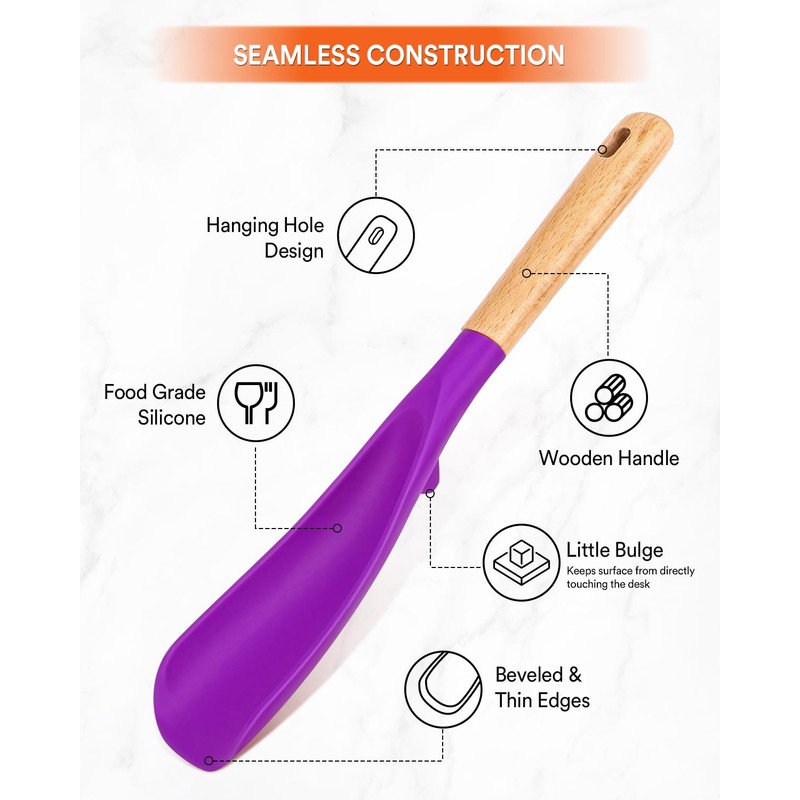 Cooking Spoon and Rice Scooper for Nonstick Cookwares, Great for