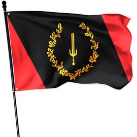 Black American Heritage Flag 3x5 Ft Outdoor Double Sided Mirror Printing Black History Month Flags for Outside House Indoor Yard African American Patriotic Banner Flag Decor